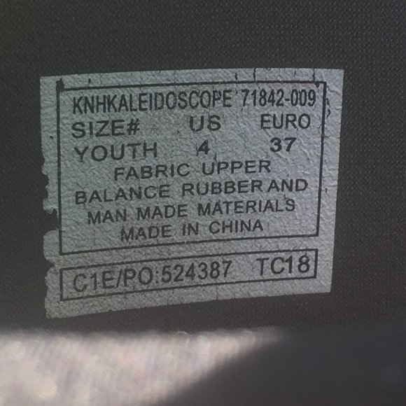 Girls Bogs Kaleidescope Tall Rain Boots Size 4 - Picture 3 of 6